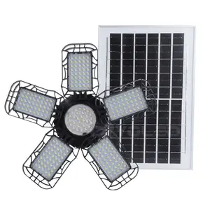 COYOLED Solar Wall Mounted Light Foldable Solar Wall Lights Outdoor Waterproof Fan Shape Solar Wall Light Camping Ceiling