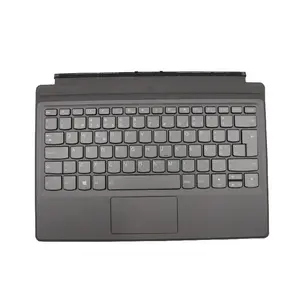 Teclado de laptop para lenovo ideapad miix 520 520-12ikb, tablet folio portugal po pt a.03x7554 com luz traseira cinza novo