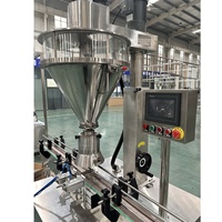 Machine de remplissage automatique de poudre de lait pour emballages en plastique, métal, bois, à commande pneumatique, composants PLC, pour poudres alimentaires et chimiques