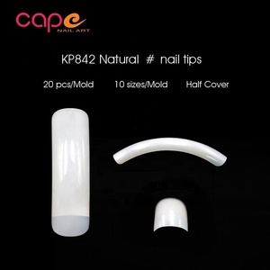 Gnail Africa Fancy Nails 24 sachets de faux ongles longs, carrés et courbes avec nuancier suspendu - Product Image 3