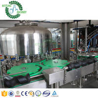 Boisson sans gaz Pression normale complète Doseur d'azote cidre jus de lait de coco à base de plantes Fer blanc PET peut machine de remplissage à chaud