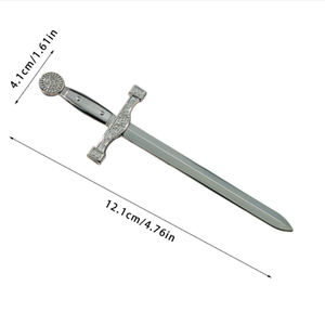 เครื่องเขียน Katana จากสเตนเลสอุปกรณ์หมุนได้อุปกรณ์ตัดปากกาสไตล์ที่เปิดจดหมายแว่นขยาย - Product Image 5