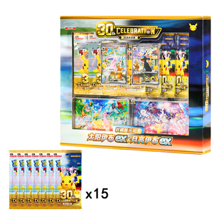 Prévente exclusive : Pack de boosters de cartes à collectionner Espeon EX et Umbreon EX, édition 30e anniversaire, avec <span class=keywords><strong>carte</strong></span> Pika Holo Rare pour souvenir - Product Image 5