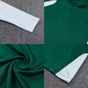 Completo da Allenamento Autunno Inverno Guangxi con Mezza Zip, Maglia a Maniche Lunghe Stampata, Abbigliamento da Calcio Taglia XL, Set Uniforme 100% Poliestere ad Asciugatura Rapida - Product Image 3