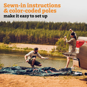 <span class=keywords><strong>เต็นท์</strong></span>แคมเปอร์ขนาดใหญ่แบบพกพากันสาดแบบพับได้ติดในรถทนทานกันน้ำได้เต็นท์หลังรถปิกอัพรถบรรทุกขับรถด้วยตนเอง - Product Image 4