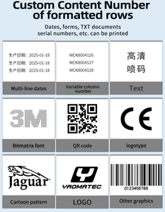 Imprimante à jet d'encre TIJ en ligne Yaomatec avec encre rechargeable pour l'impression de boîtes de médicaments, de texte, de date, de données variables, de code QR, de code-barres - Product Image 5