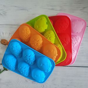 Molde de Silicona Antiadherente Personalizado de 6 Cavidades para Hornear, Forma de Cúpula, Media Luna, para Huevos de Pascua - Product Image 4