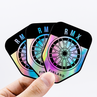 Individueller Druck von Holografischen Vinyl-Aufklebern, Wasserfesten PVC-Etiketten mit Firmenlogo-Design, Gestanzte Aufkleber