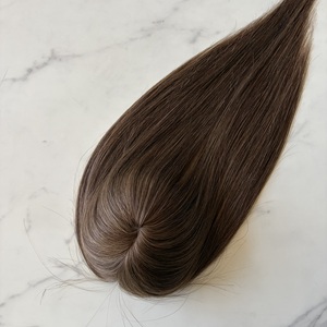 Protesi Capillare Personalizzata in <span class=keywords><strong>Capelli</strong></span> Umani con Base Sottile Trasparente in PU e Nodi Invertiti per Donne con Perdita di <span class=keywords><strong>Capelli</strong></span> - Product Image 2