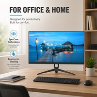 Moniteur d'ordinateur de bureau 1920x1080 IPS avec port VGA, pour le bureau et le jeu, emballage personnalisé