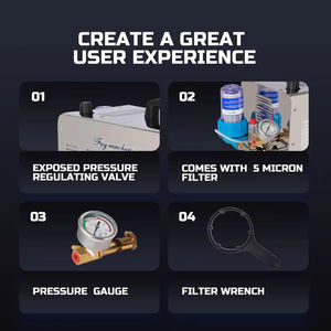 नई स्थिति 3l/मिनट उच्च दबाव वाले पानी की मिसिंग पंप फॉग मशीन 3 एल/मिनट ह्यूमिडिफायर - Product Image 4