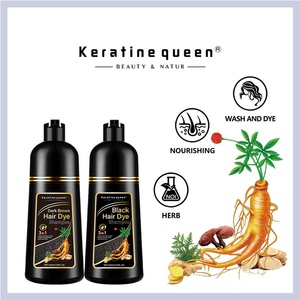 ครีมย้อมผมสมุนไพรสีดำถาวรเกรดพรีเมียมสำหรับทุกสภาพเส้นผม - Product Image 3