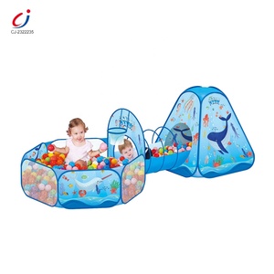 Lều Đồ Chơi Ngoài Trời Tiện Dụng Cho Trẻ Em Lều Chơi Bóng Đại Dương Đường Hầm Bể Bơi Lều Đồ Chơi Bóng Bể Bơi 3 Trong 1 Đường Hầm Cho Trẻ Em - Product Image 3