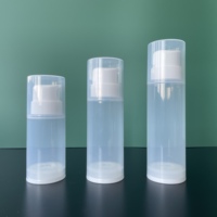 Bouteille sans air cosmétique en plastique en gros avec pompe à lotion 30ml 50ml 80ml 100ml 120ml 150ml 200ml Bouteille sans air