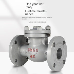 Vanne de retenue à bride oscillante en acier moulé électrique H44h, haute pression, vapeur, gaz naturel, <span class=keywords><strong>DN</strong></span> 65 <span class=keywords><strong>100</strong></span>, fabriqué en Chine - Product Image 2