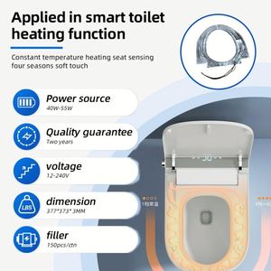 EYCOM 220V 50W Elément chauffant en aluminium pour toilette intelligente Chauffe-siège intelligent Couvre-siège intelligent Economiseur d'énergie Garantie de 2 ans - Product Image 4