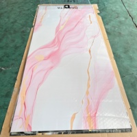 Panel Decorativo de PVC con Efecto Mármol y Protección UV para Revestimiento de Paredes, Techos y Muebles