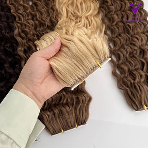 <span class=keywords><strong>Extensiones</strong></span> <span class=keywords><strong>de</strong></span> <span class=keywords><strong>Cabello</strong></span> Humano <span class=keywords><strong>Natural</strong></span> <span class=keywords><strong>de</strong></span> 30 Pulgadas, Color Degradado Oscuro a Claro, Ondulado, Rubio, <span class=keywords><strong>de</strong></span> Pluma, Venta al por Mayor <span class=keywords><strong>de</strong></span> Fábrica - Product Image 2