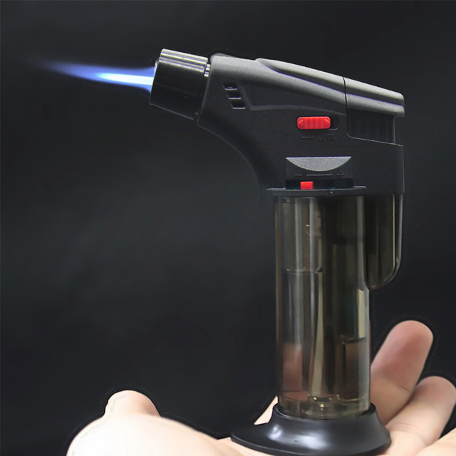 Slim Windproof Spray Gun Torch Lighters Jet Flame Windproof Torch Bulk  Lighters China