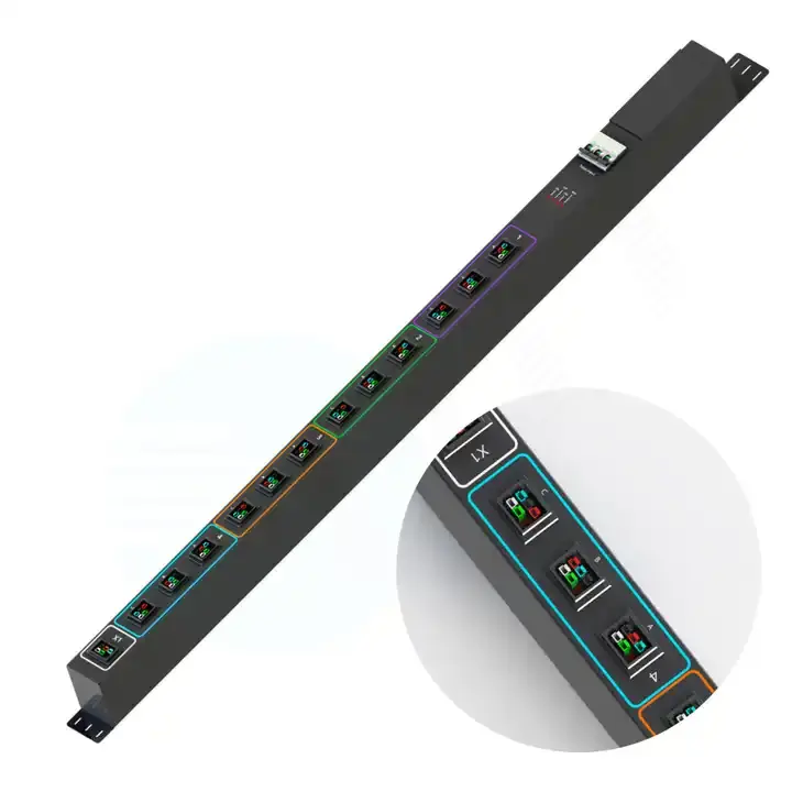 FOR S21 ETL 3 Phase PDU with 125A Breaker protector 125A 480V 6pin PA45 12way Socket Rack mount pdu boards Power Distribution Un