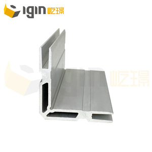 Soporte de esquina de aluminio de 9,6-10,2 mm de grosor y 60 mm de ancho para uso industrial y civil, material 6063T5, instalación con tornillos - Product Image 2