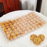 Biscuits saveur noix de coco et œuf, en boîte, directement de l'usine, pour les achats en gros en supermarché, approvisionnement en collations