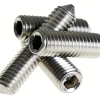 Wholesale Slotted Set Screws Manufacturer Hex Socket Grub Screws With Nylon Patch (Self-Locking) Oem/Odm Accepted