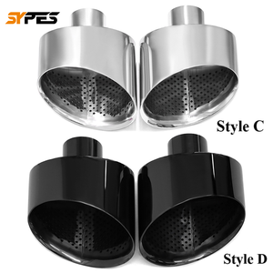 Tuyaux d'échappement SYPES pour voiture Audi Universal Q3 Q5 Q7 Q8 RS3 RS4 RS5 RS6 RS7 A3 A4 <span class=keywords><strong>B8</strong></span> A5 A6 A7 Embouts d'échappement en acier au carbone Silencieux - Product Image 2