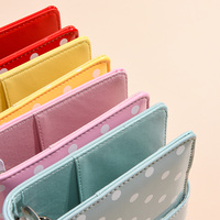 Carnet à feuilles mobiles A6 motif macaron, multifonctionnel thermique, en similicuir magnétique, avec pince à billets pour budget de 100 dollars