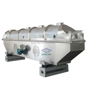 Continuous Vibrating Fluid Bed Dryer vibrating fluidized bed dryer for salt food sea granule