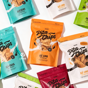 OEM Custom Snack Chips <b>Packaging</b> <b>Bags</b> Resealable Food <b>Packaging</b> Pouch for Nuts Candy and Oatmeal <b>Packaging</b> - Product Image 3