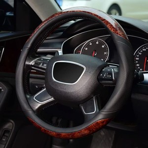 Funda para <span class=keywords><strong>Volante</strong></span> de Coche de Lujo, Estilo Ejecutivo, Cuero Artificial, Resistente al Desgaste, Antideslizante, Sensación Agradable, para Todas las Estaciones - Product Image 4