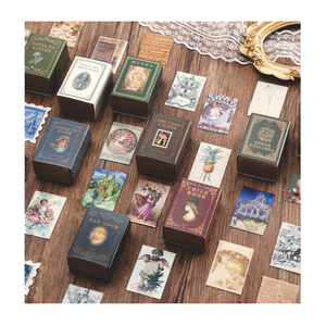 100 Hojas de Papel Decorativo Retro de París, Van Gogh y Plantas, para Manualidades, Scrapbooking, Arte, Diario, Suministros para Diario - Product Image 1