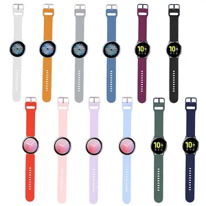 Factory Wholesale Strap Supplier Watch Band Strap 22mm Silicone Watch Band For Samsung Active 2 Watch Band Strap