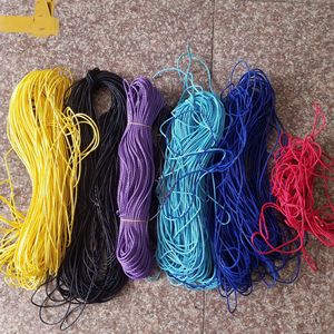 0.4 0.5 0.8 Four-strand and five-strand braided PU <b>rope</b> necklaces and <b>bracelets</b>, popular jewelry material, handmade material - Product Image 2