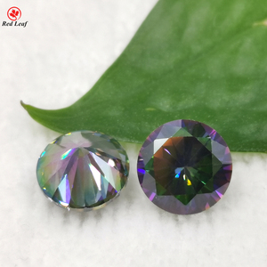 Vendita Calda Sintetico Amethyst Mystic Arcobaleno Topaz Taglio Brillante Rotondo Cubic Zirconia Pietra - Product Image 2