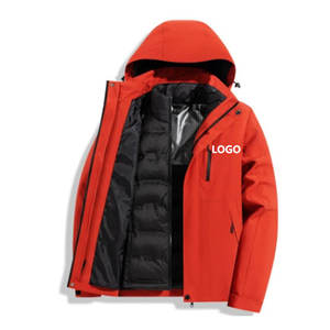 Design LOGO Doudoune Léger Matelassé Puffer Baggy Manteau à Capuche pour Homme Unisexe - Product Image 3