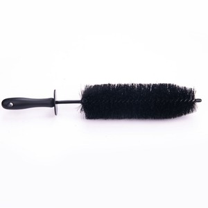 Car Wash <b>Brush</b> 47 Inch Black Wheel Cleaning Tool For Car <b>Detailing</b> Supplies - Product Image 1