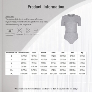 Body à manches courtes pour femmes, avec boutons pression sur le ventre, combinaison adaptative, vêtements pour besoins spéciaux, pour un usage quotidien - Product Image 6