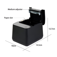 Impresora de Recibos Mini LongFly LF831L 160-300mm/s, Gran Venta, TPV, Caja Registradora, WiFi, Android, Impresora Térmica de Facturas, Inalámbrica, Escritorio, LAN, Serial