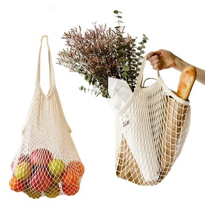 Tự Do Mua Sắm Sinh Thái Rau Lưới Chuỗi Bao Bì Net Cho Trái Cây Tái Sử Dụng Bông <span class=keywords><strong>Cotton</strong></span> Hữu Cơ Sản Phẩm Túi - Product Image 6