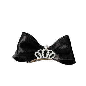 Nouveau coréen couronne strass élégant arc canard billed pince à cheveux pince supérieure douce mode polyvalent cheveux accessoires - Product Image 5