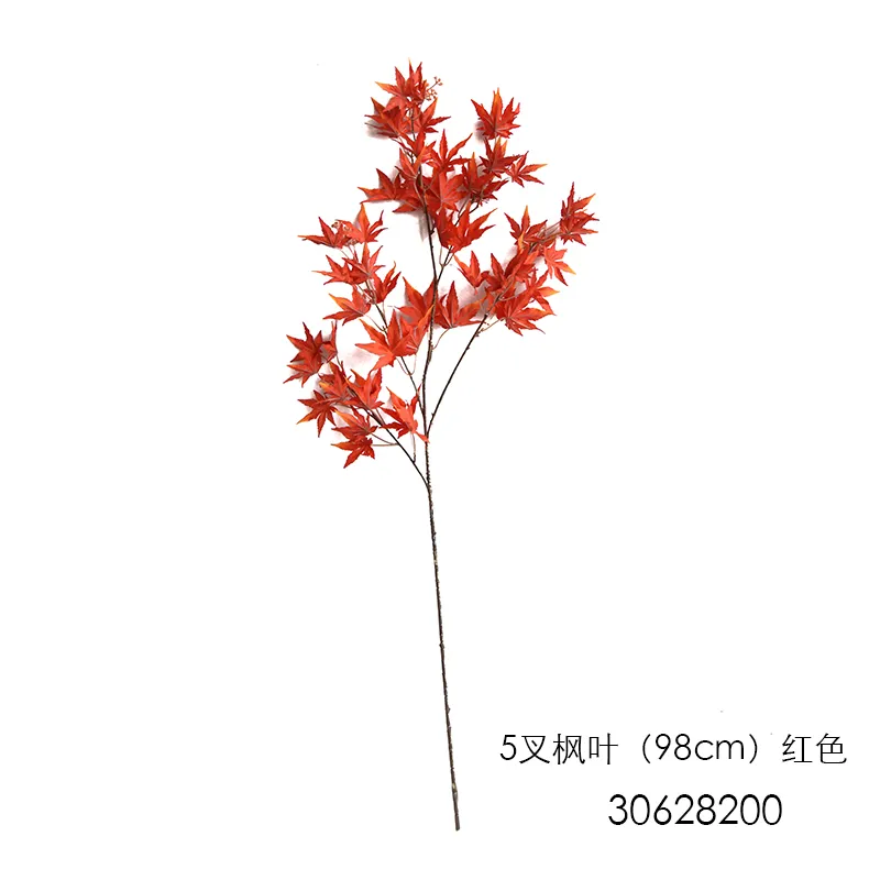 Fuyuan foglie di acero autunnali artificiali più vendute per decorazioni per interni ed esterni del ringraziamento
