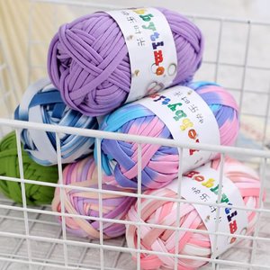 Tengyi 100% <span class=keywords><strong>Polyester</strong></span> Crochet T-Shirt Sợi Hơn 100 Màu Sắc Vòng Spun Melange Và Dty Phong Cách Nhuộm Cho May Đan Dệt - Product Image 1