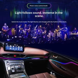 Luce Atmosferica per Auto LED Colorata Dinamica con Flusso Luminoso, Montaggio Standard - Product Image 1