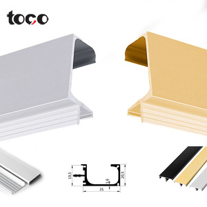 TOCO Aluminum Cabinet Handles Black &amp; Silver G-Shape Sliding <strong>Door</strong> <strong>Knob</strong> for Toco Kitchen Decorative Hardware - Product Image 3