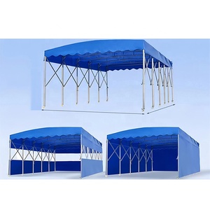 Tente de toit coulissante pliante en acier galvanisé de haute qualité avec revêtement PVC, imperméable, pour garage de voiture, chapiteau, auvent - Product Image 2