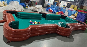 Precio de fábrica inflable fútbol Snooker Ball Pool inflable Billar Deportes juego inflable mesa de billar humano para la venta - Product Image 5