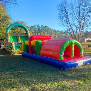 Carrera de obstáculos inflable de juegos al aire libre para adultos y niños baratos comerciales a la venta - Product Image 6