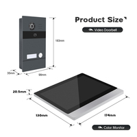 Système d'interphone à 2 fils POE avec écran tactile 9 pouces, moniteur intérieur Tuya Zigbee, tablette intelligente, systèmes d'interphone vidéo